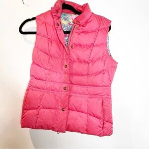 Lilly Pulitzer | Pink Puffer Vest XS